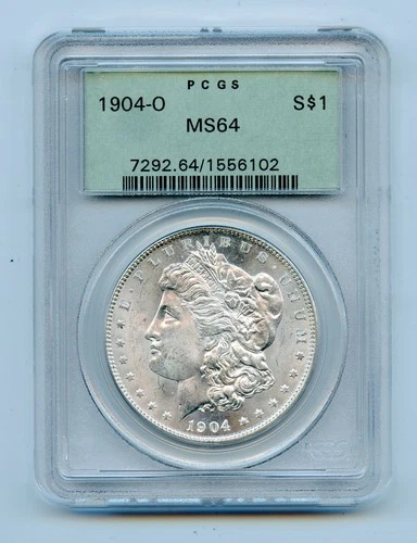 1904-O Morgan Silver Dollar $1 PCGS MS64 OGH Old Green Holder