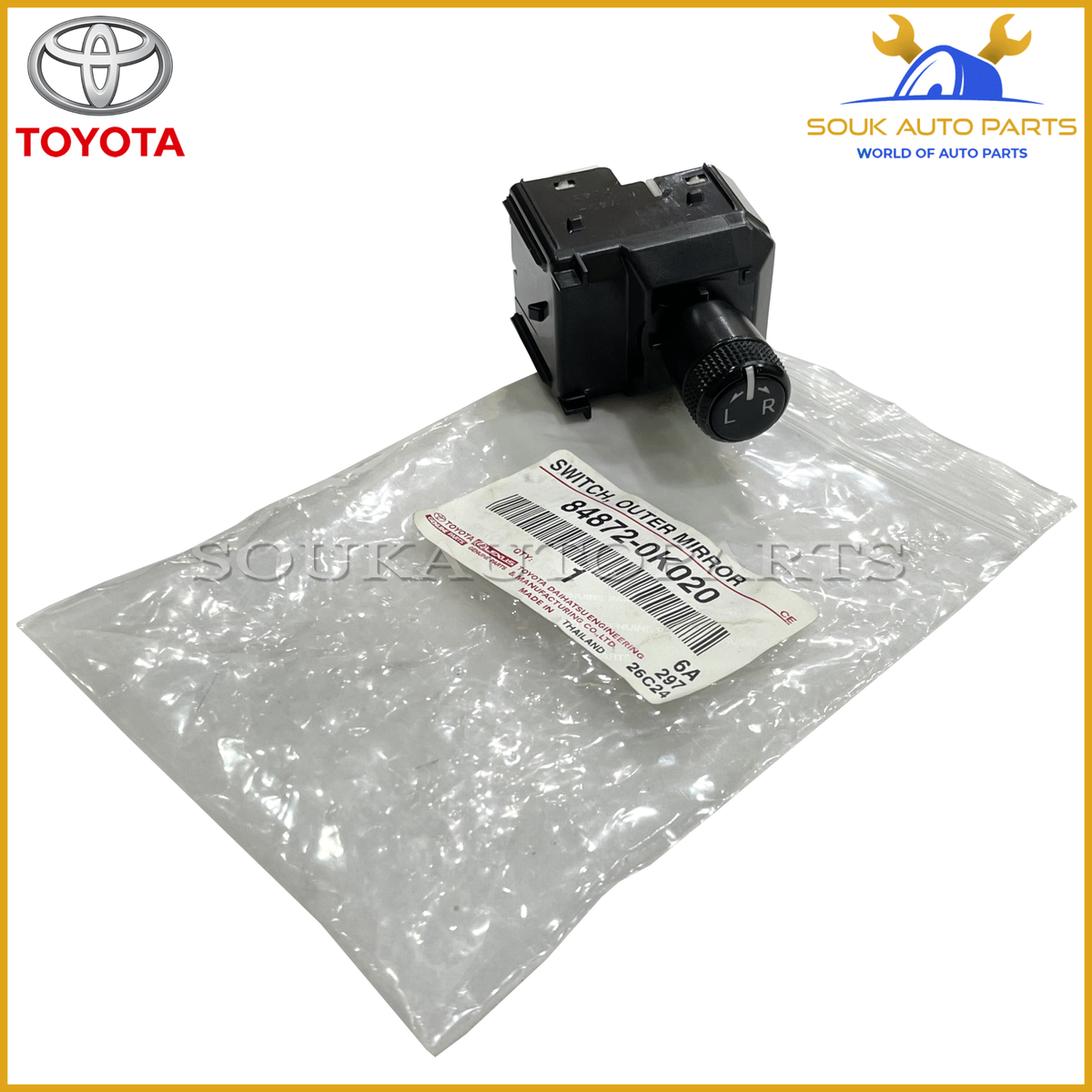 84872-0K020 Genuine Toyota SWITCH OUTER MIRROR 848720K020 OEM