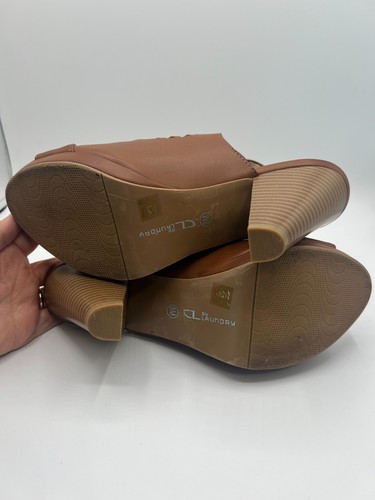 CL by Laundry Women's Way -026 Tan Braided Design Slingback Sandal Size 8 - Picture 5 of 5