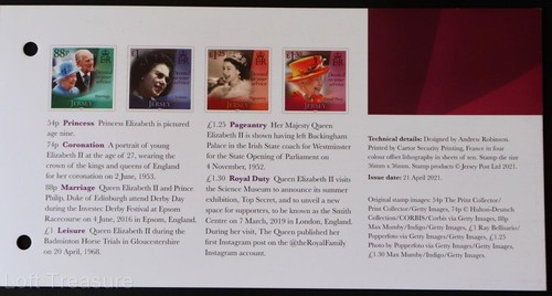 Trikot Briefmarken ""Queen Elizabeth II 95. Geburtstag"" Presspack postfrisch 0589 Selv 2021 - Bild 5 von 5