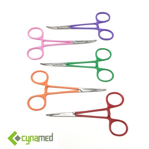 Cynamed Dissecting Hemostatic Mosquito Forceps, 5.5", Curved, Color Options!!!! - Picture 6 of 7