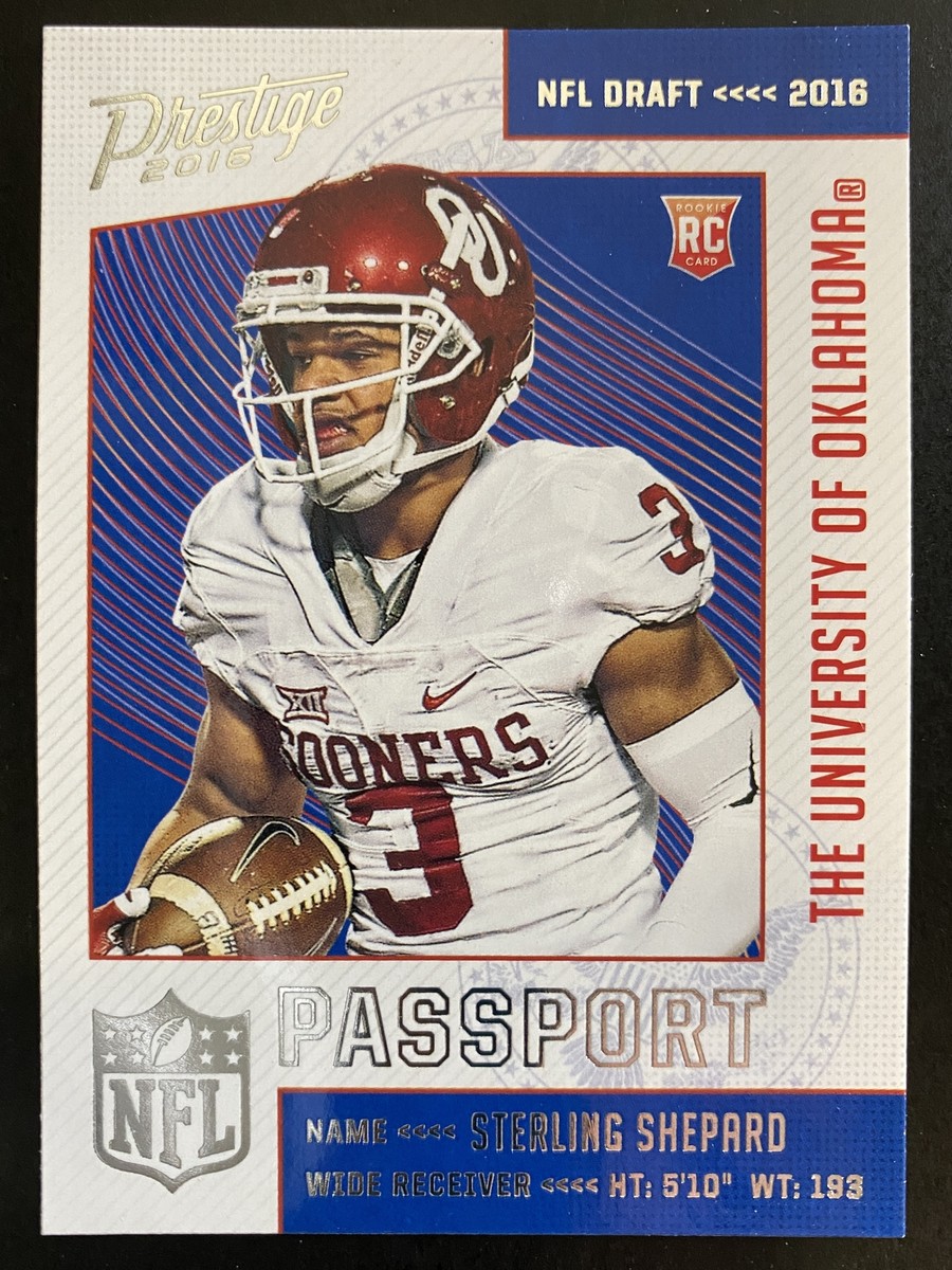 Sterling Shepard 2016 Panini Prestige NFL Passport Rookie Oklahoma Sooners  #13