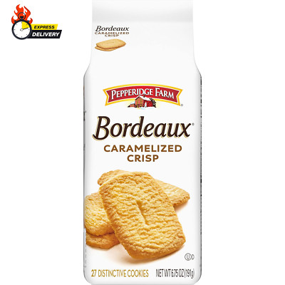 Bordeaux Caramelized Crisp Cookies, 6.75 Oz Bag