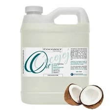 Fractionated coconut oil 32 oz 100% pure natural for skin hair body massage bulk