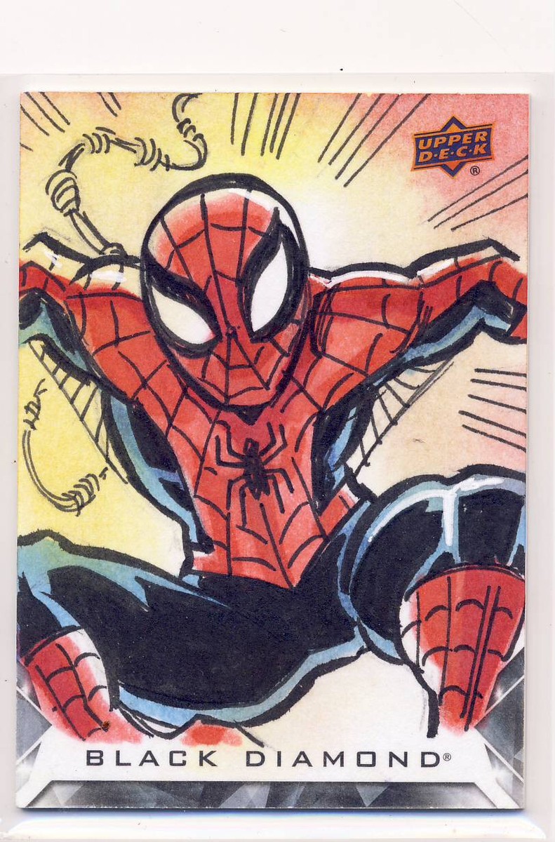 MARVEL　スパイダーマン　スケッチカード MARVEL スパイダーマン モラレス スケッチカード