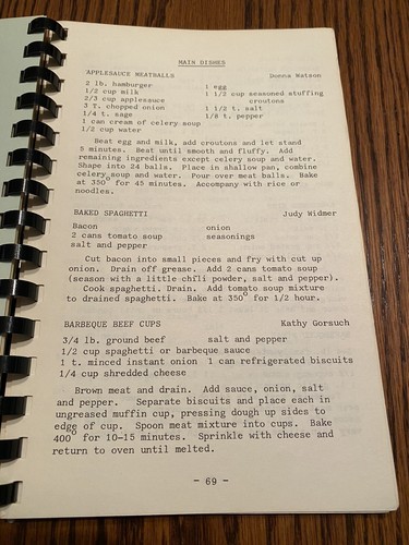 Vtg Montezuma Iowa Cook Book 1979 First Presbyterian Church EUC - Picture 12 of 13