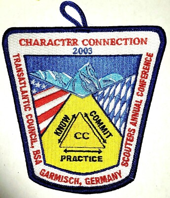 Transatlantic Council (Germany) 2003 Scouters Annual Conference Pocket Patch BSA