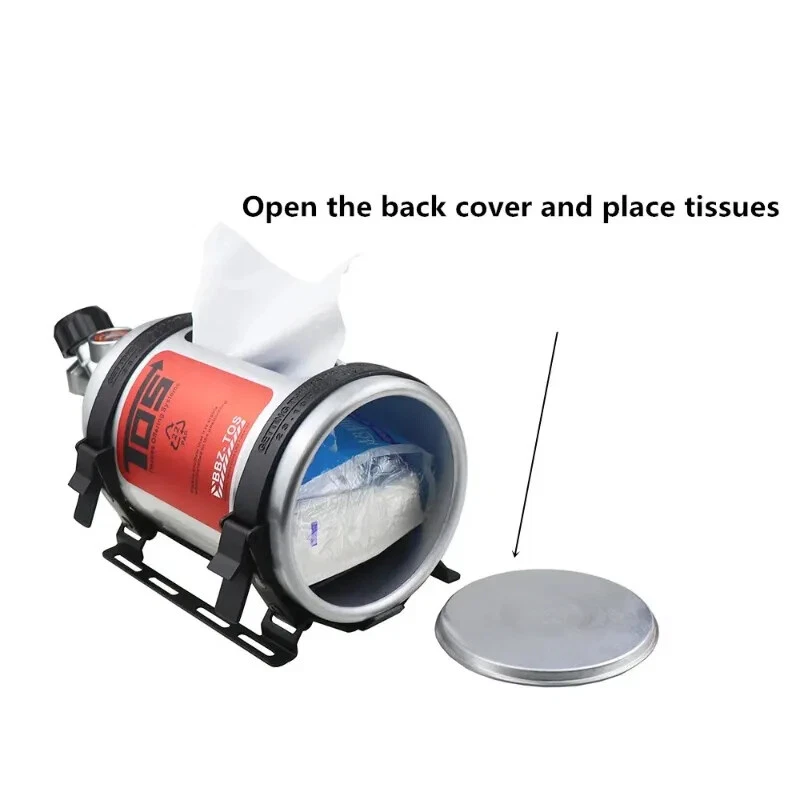 2025 NOS Nitrogen System Tissue Box Car Interior Decoration Tissue Box Holder - Image 3 of 4