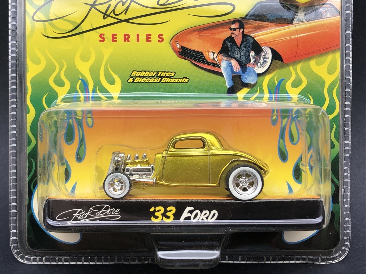 Jada Road Rats Rick Dore Series 1933 33 Ford Gold Diecast Rubber