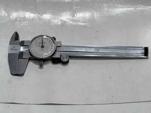 Mitutoyo Dial Caliper. Very Good Condition. No Case. Japan.