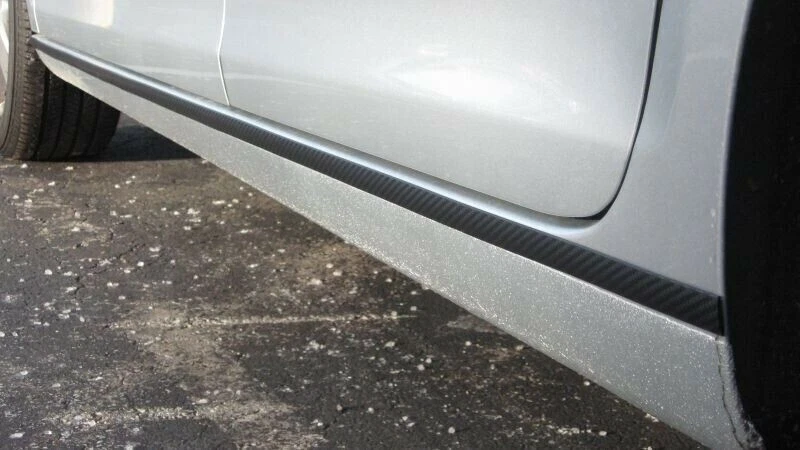 Moldura de moldura de panel basculante de fibra de carbono Dodge 2 piezas con garantía de 5 años 2 Foto 3 de 4