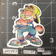 Garfield Adult Humor Decal Sticker Skateboard Guitar B12R