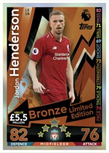 MATCH ATTAX 2018/19 18/19 LIMITIERTE EDITION MAN OF THE MATCH & 100 CLUB - Bild 2 von 121