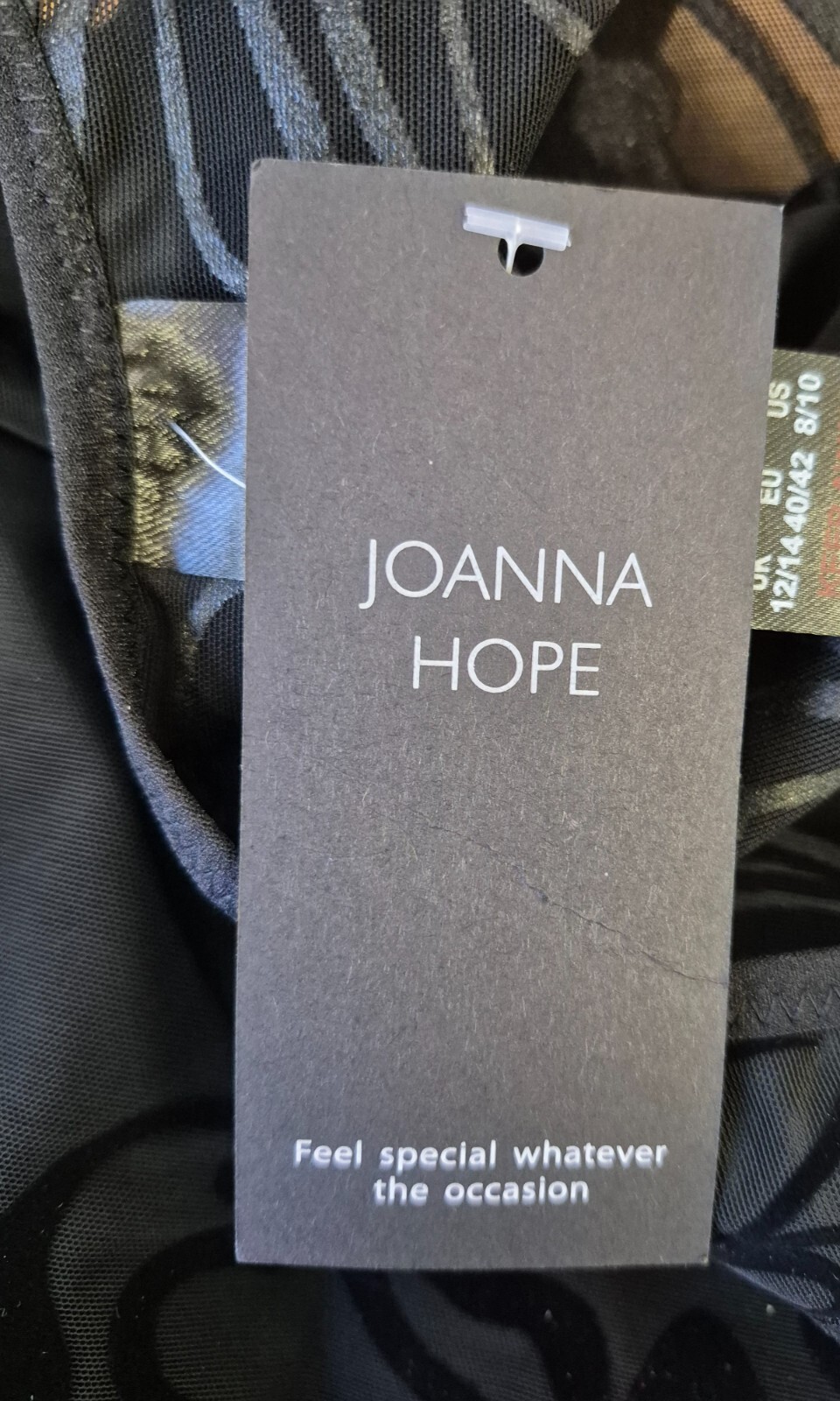 Joanna Hope Under Bust Shapewear 12/14 Black NWT image 5