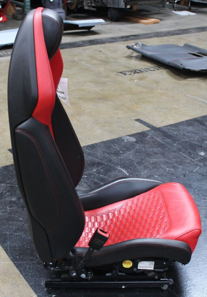 Lamborghini Huracan, LH, Left, Front Seat, Black/Red, Worn Leather, Used
