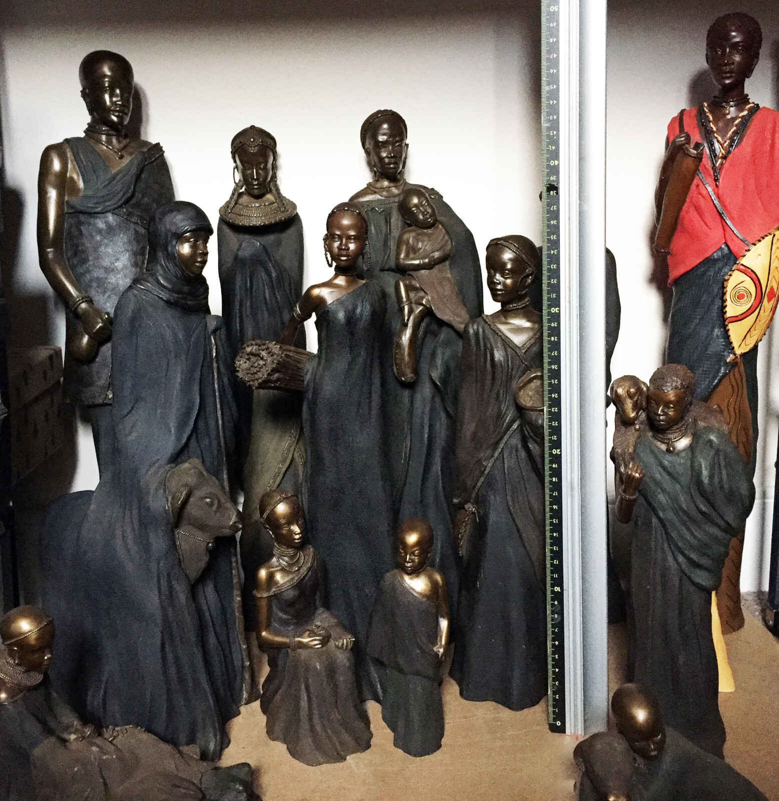 Stacy Bayne Maasai Soul Journey Bronze/Painted Limited Edition