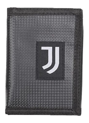 FUSSBALL GELDBÖRSE JUVENTUS CORDURA CARBON REISSVERSCHLUSS OFFIZIELLES PRODUKT