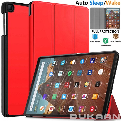 Leather Cover Magnetic Smart Tablet Case for AMAZON Kindle Fire HD 10, HD 8", 7" - Picture 17 of 21