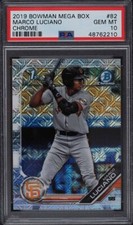 2019 Bowman Chrome Mega Box Marco Luciano #82 PSA 10 GEM MINT
