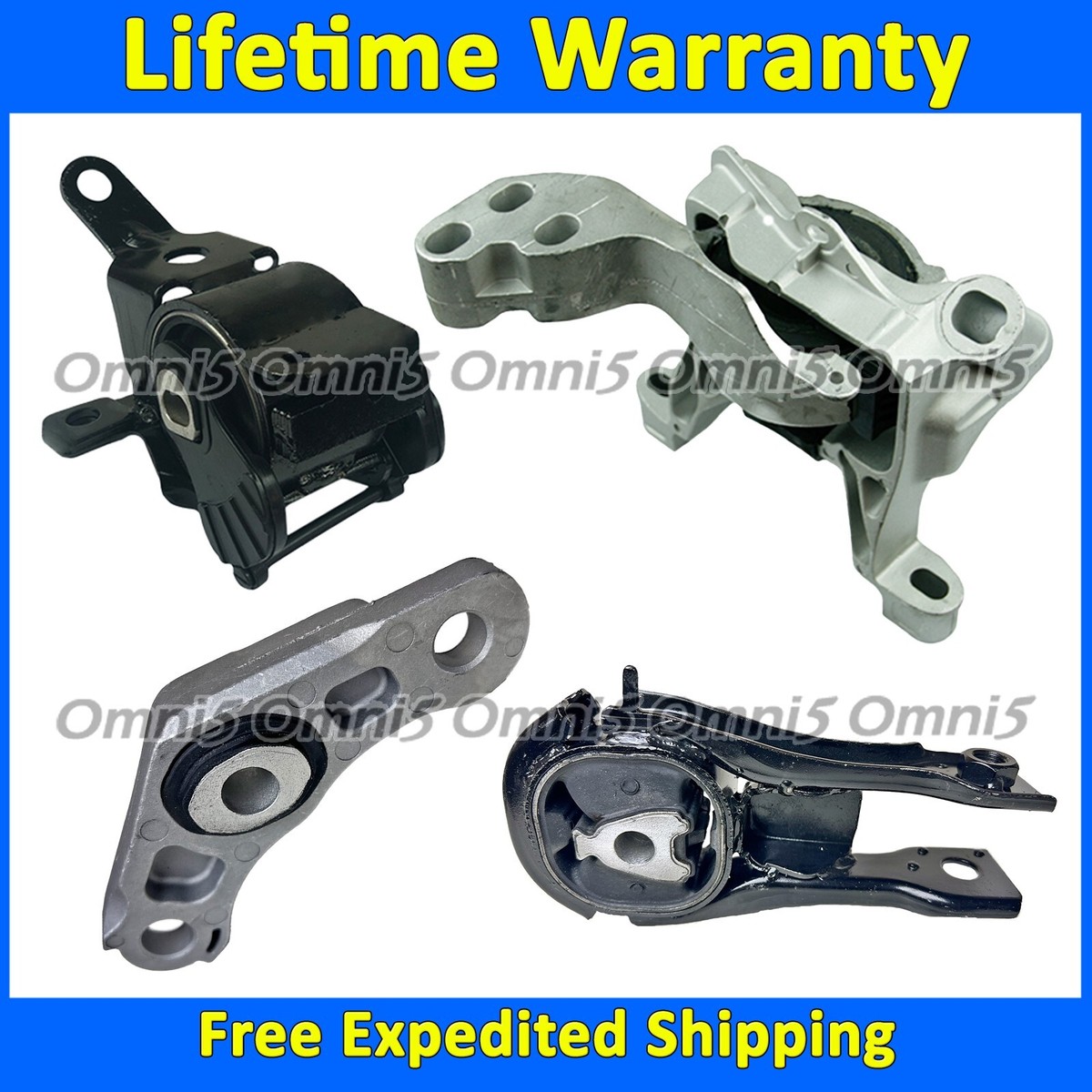 K3915 Engine Motor & Transmission Mount Set 4pc For 2019 Mazda CX