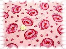 Rosalie Popeline Baumwolle Blumen rosa Stenzo Webware Blumenstoff Meterware