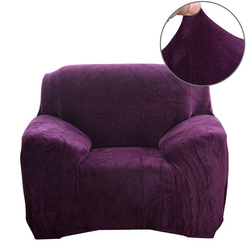 1 2 3 4 Sitzer Stretch Plüsch Dicke Sofabezüge Couch Stuhl Schonbezug - Bild 62 von 66