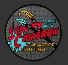 NOWY! 2022 Scotty Cameron Naklejka 3,125 cala The Art of Putting - British Open