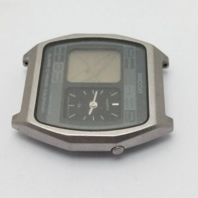 Ricoh Quartz Ana-Digi Alarm Chronograph Calendar Vintage Watch For