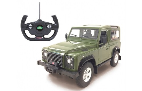 Jamara RC Auto Land Rover Defender 1:14 grün Tür kann geöffnet werden 40MHz - Bild 9 von 11