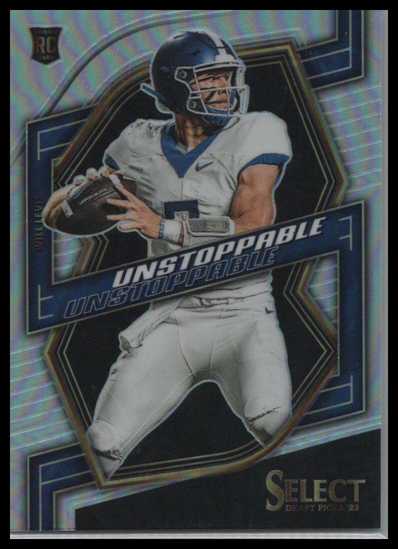Will Levis - 2023 Panini Select Unstoppable Silver Prizm Kentucky #UN-3