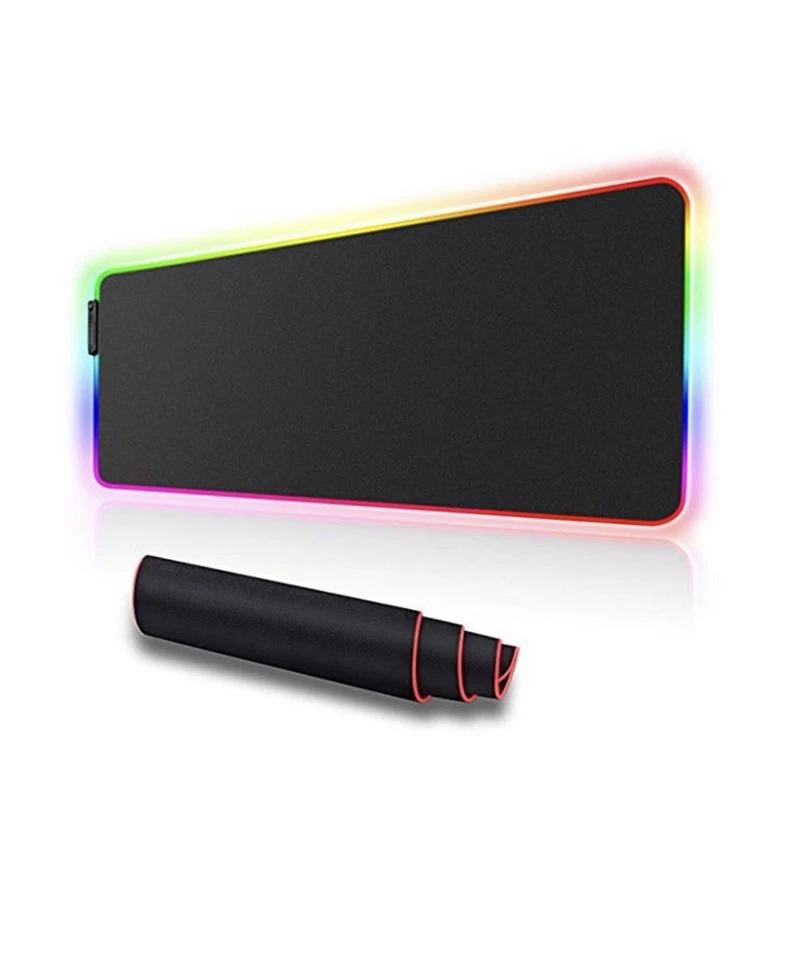 Large RGB LED Lighting Gaming Mouse Keyboard Pad Mat For PC Laptop 9.8 In x 13.7 - Image 3 of 4
