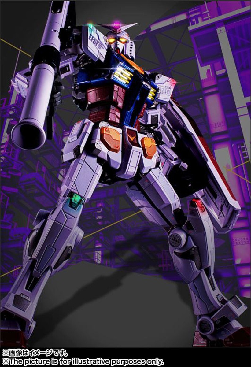 BANDAI - RX-78F00 GUNDAM ‐Night illuminated ver.- Chogokin × GUNDAM night illuminated ver. RX-78F00 figure New from