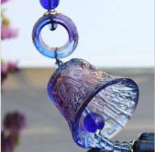 Liuli Crystal Happy bell Car Hanging Ornaments Feng Shui Decoration Unique Gifts