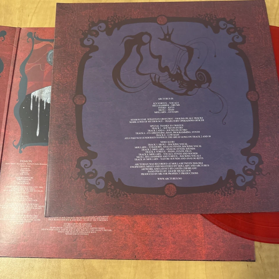 Arcturus Vinyl Record Arcturian Electronic, Rock Metal Prophecy Productions - Image 4 of 4