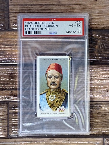 1924 Ogden's Leaders Of Men Charles G. Gordon #20 PSA 4 - Picture 1 of 2