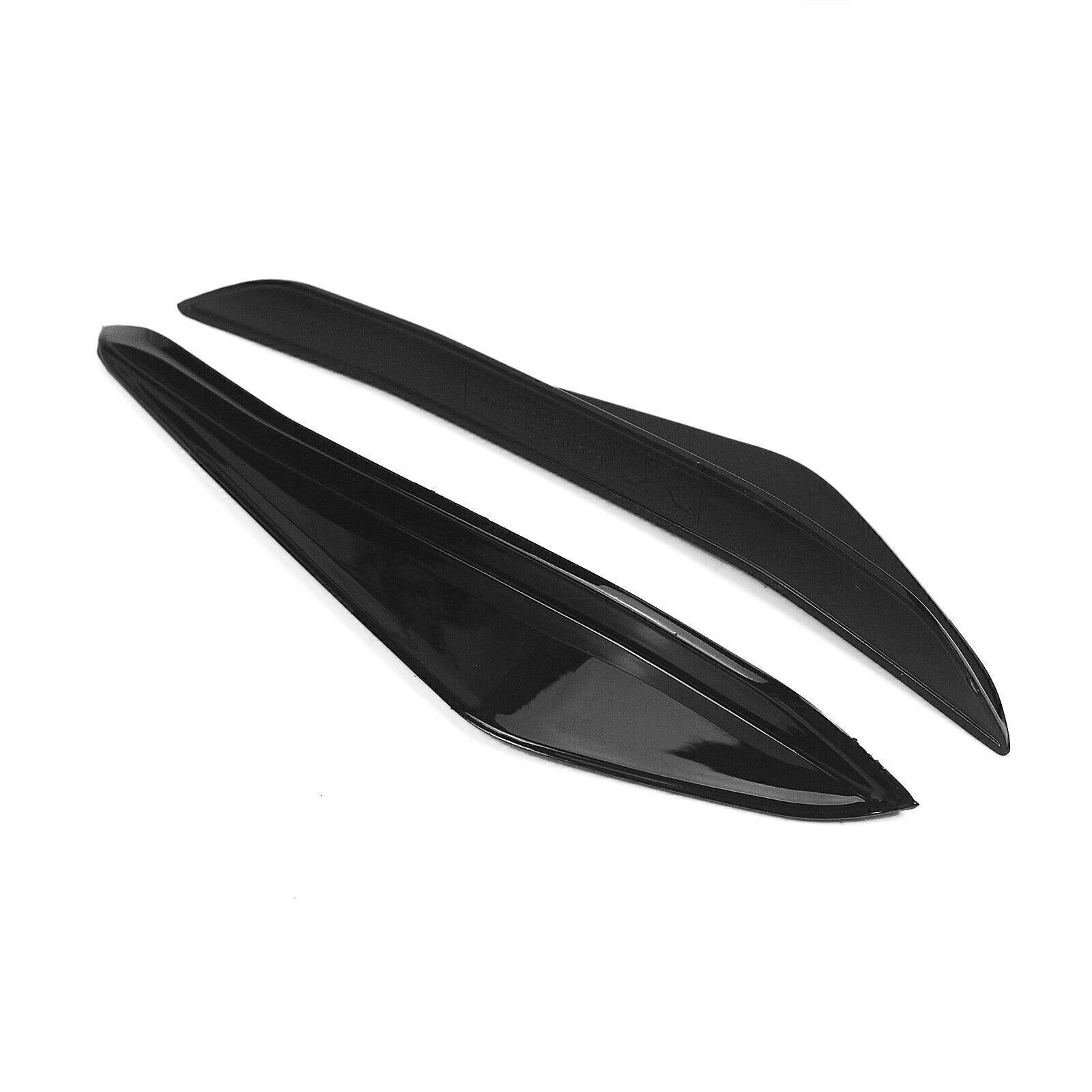 Black Car Fog Light Lamp + Air Vent Trim Body Kit For 2022 Honda Accord