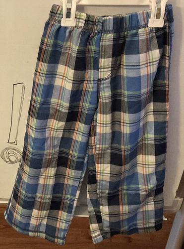 Carters 4T Multi-Color Plaid Pants Hippie Bohemian Style Wide Leg Look Concert - Picture 13 of 19