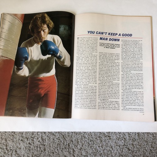 Sports Illustrated Feb 12 1979 Featherweight Champ Danny Lopez-signed-auto-boxin - Picture 9 of 9