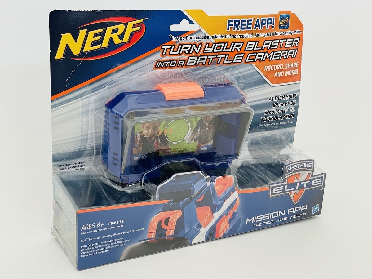 Nerf Battle Camera N-Strike Elite Mission App NEW Tactical Rail