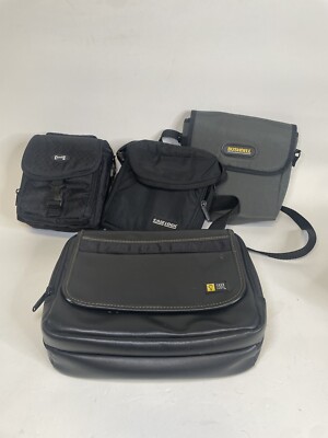 Camera Bag Lot Case Logic Bushnell Mix Lot Of 4