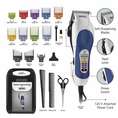 Wahl Professional Clippers Barber Haircut Set Beard Trimmer Men
