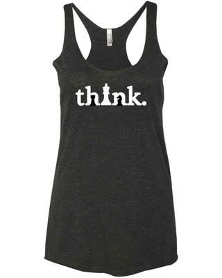 Think Chess Shirt Matching Gambit Player Birthday Gift New Trendy Racer Tank Top