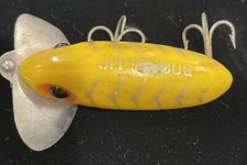 Jitterbug Yellow Fred Arbogast USA Ohio Fishing Lure