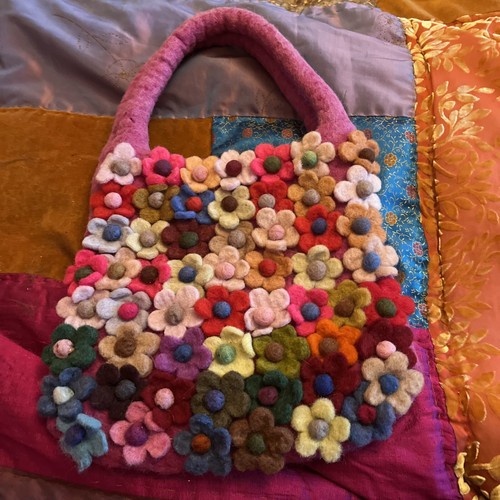 Felt Flower Bag