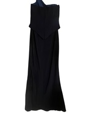Women Strapless Navy  Dress Wedding Cocktail Evening Party Prom  Dresses Size 12