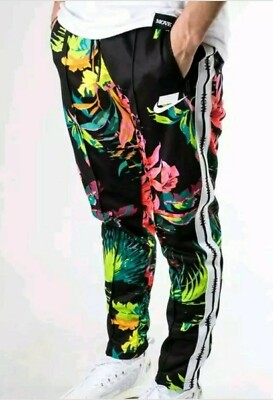 nike floral track pants