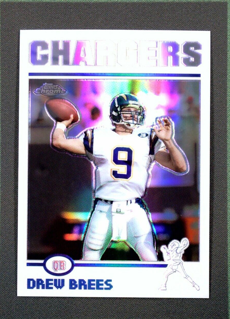 2004 Topps Chrome #83 Drew Brees Refractor