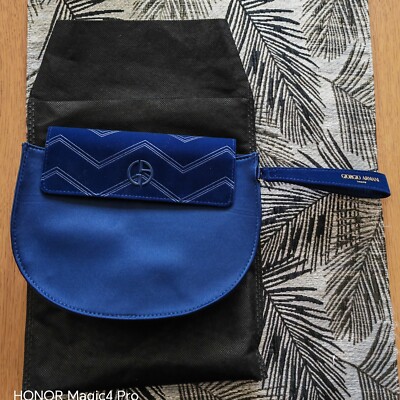 Giorgio Armani Beauty Trousse Du Soir Abendtasche blau/blau