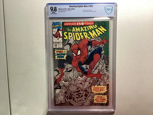 Amazing Spider-Man 350 CBCS 9.8 WH Pages Dr Doom Cover App Direct Larsen 1991