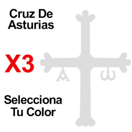 ASTURIAS CROSS VINYL STICKERS - Picture 14 of 15